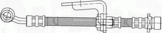 Nipparts J3704141 - Спирачен маркуч vvparts.bg