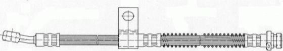 Nipparts J3700537 - Спирачен маркуч vvparts.bg