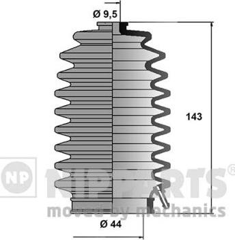 Nipparts J2844002 - Комплект маншон, кормилно управление vvparts.bg