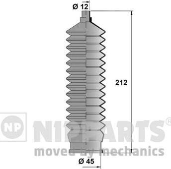 Nipparts J2840901 - Комплект маншон, кормилно управление vvparts.bg