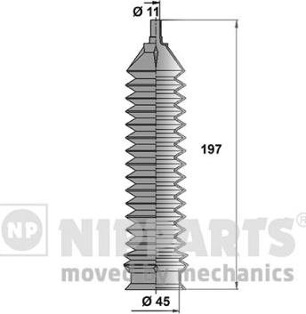 Nipparts J2840902 - Комплект маншон, кормилно управление vvparts.bg