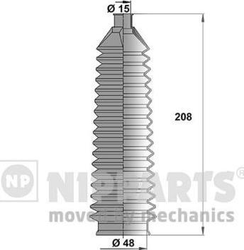 Nipparts J2840501 - Комплект маншон, кормилно управление vvparts.bg