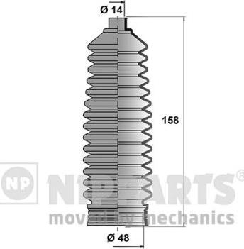 Nipparts J2840302 - Комплект маншон, кормилно управление vvparts.bg