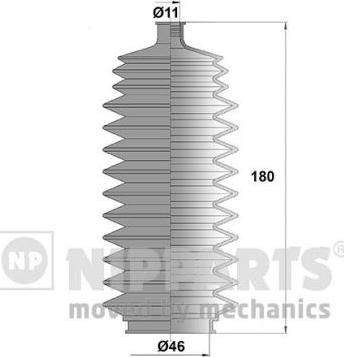 Nipparts J2841011 - Комплект маншон, кормилно управление vvparts.bg