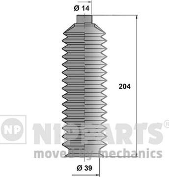 Nipparts J2843000 - Комплект маншон, кормилно управление vvparts.bg