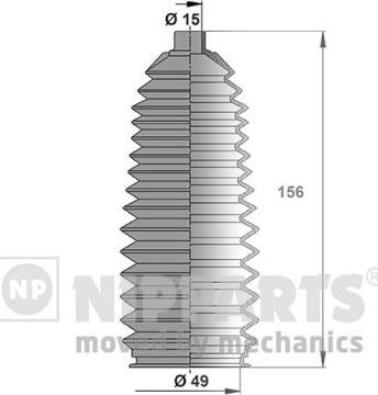 Nipparts J2843012 - Комплект маншон, кормилно управление vvparts.bg