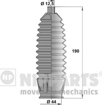 Nipparts J2854005 - Комплект маншон, кормилно управление vvparts.bg