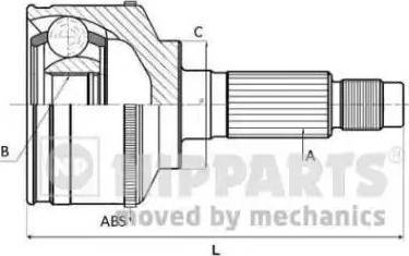 Euro Driveline MI230A - Полуоска vvparts.bg