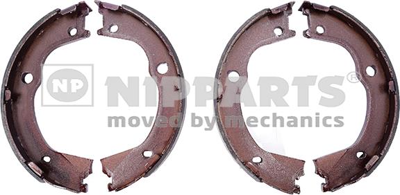 Nipparts N3500403 - Комплект спирачна челюст, ръчна спирачка vvparts.bg