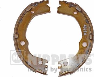 Nipparts N3500327 - Комплект спирачна челюст, ръчна спирачка vvparts.bg