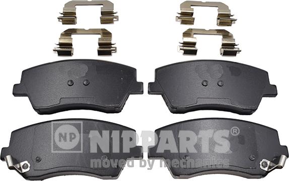 Nipparts N3600558 - Комплект спирачно феродо, дискови спирачки vvparts.bg