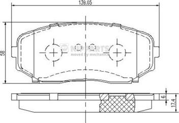 Valeo 671777 - Комплект спирачно феродо, дискови спирачки vvparts.bg