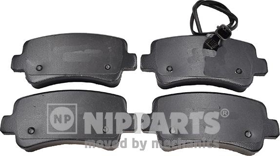 Nipparts N3611065 - Комплект спирачно феродо, дискови спирачки vvparts.bg