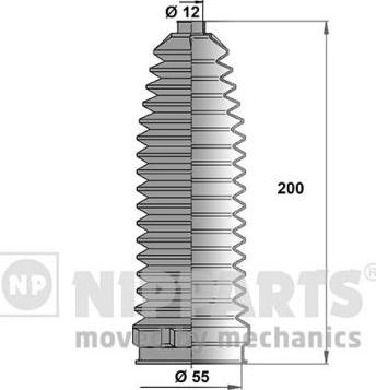 Nipparts N2843019 - Комплект маншон, кормилно управление vvparts.bg