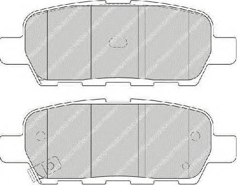 NISSAN D4080-JA01A - Комплект принадлежности, дискови накладки vvparts.bg