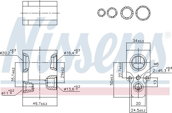 Nissens 999349 - Разширителен клапан, климатизация vvparts.bg