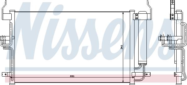 Nissens  94448 - Кондензатор, климатизация vvparts.bg