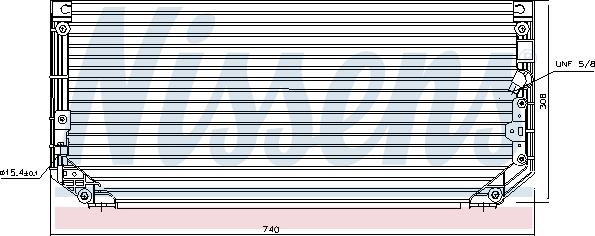 Nissens 94515 - Кондензатор, климатизация vvparts.bg