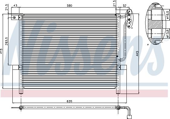 Nissens 94894 - Кондензатор, климатизация vvparts.bg