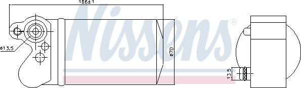 Nissens 95517 - Изсушител, климатизация vvparts.bg