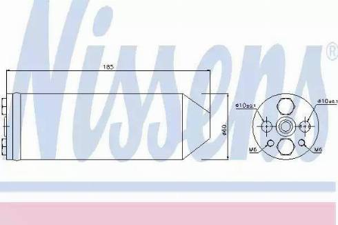 Nissens 95191 - Изсушител, климатизация vvparts.bg