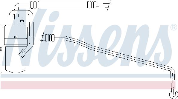 Nissens 95375 - Изсушител, климатизация vvparts.bg