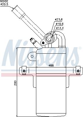 Nissens 95213 - Изсушител, климатизация vvparts.bg