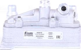 Nissens 90870 - Маслен радиатор, автоматична трансмисия vvparts.bg