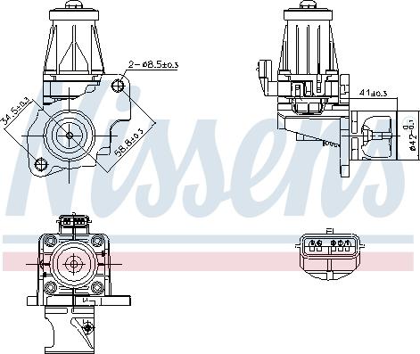 Nissens 98401 - AGR-Клапан vvparts.bg