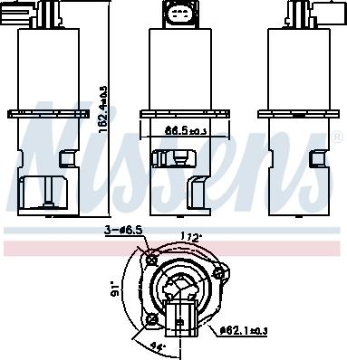 Nissens 98190 - AGR-Клапан vvparts.bg