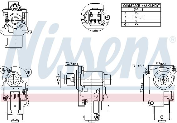 Nissens 98174 - AGR-Клапан vvparts.bg