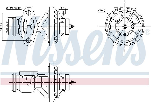 Nissens 98390 - AGR-Клапан vvparts.bg