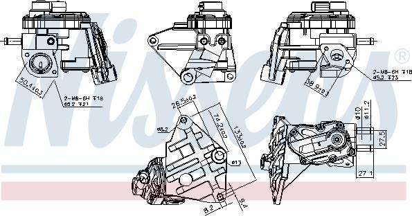 Nissens 98348 - AGR-Клапан vvparts.bg