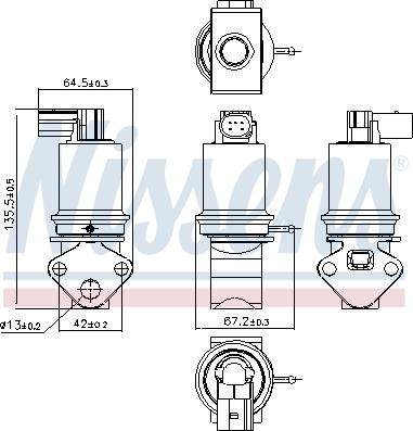 Nissens 98202 - AGR-Клапан vvparts.bg