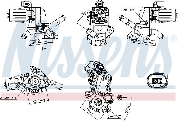 Nissens 98238 - AGR-Клапан vvparts.bg