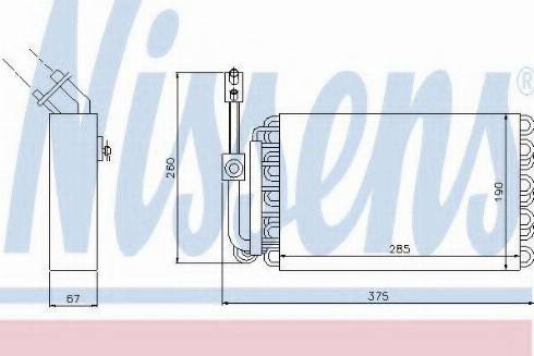 Nissens 92003 - Изпарител, климатична система vvparts.bg