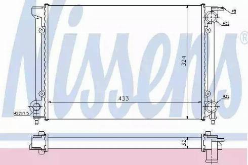 Valeo 731499 - Радиатор, охлаждане на двигателя vvparts.bg