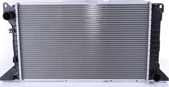 Nissens 62081A - Радиатор, охлаждане на двигателя vvparts.bg