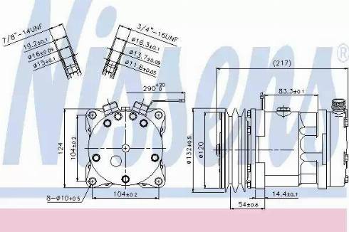 Nissens 899920 - Компресор, климатизация vvparts.bg