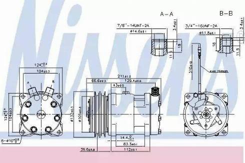 Nissens 89523 - Компресор, климатизация vvparts.bg