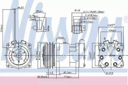 Nissens 89610 - Компресор, климатизация vvparts.bg