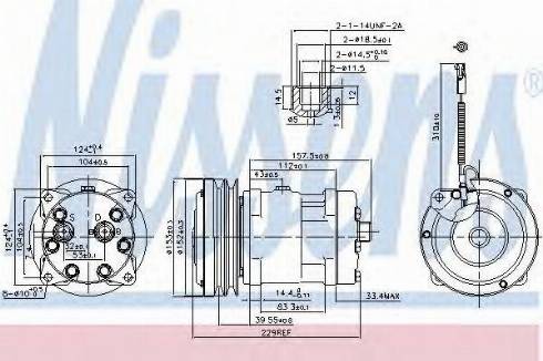 Nissens 89638 - Компресор, климатизация vvparts.bg