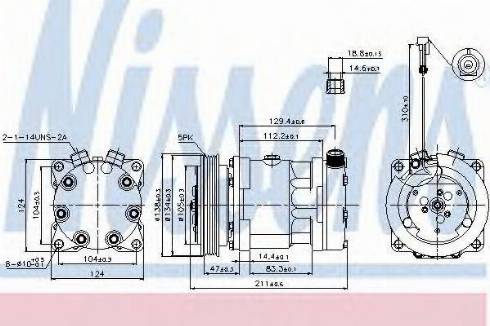 Nissens 89175 - Компресор, климатизация vvparts.bg