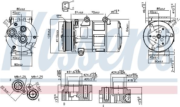 Nissens 89326 - Компресор, климатизация vvparts.bg