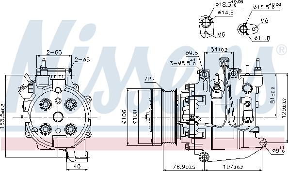 Nissens 89247 - Компресор, климатизация vvparts.bg