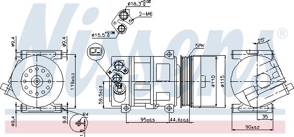 Nissens 89202 - Компресор, климатизация vvparts.bg