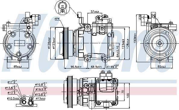 Nissens  89286 - Компресор, климатизация vvparts.bg