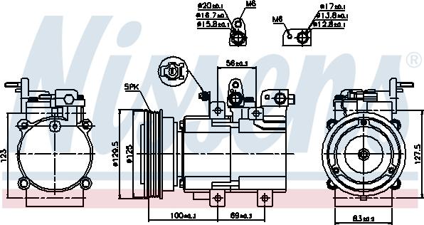 Nissens  89276 - Компресор, климатизация vvparts.bg