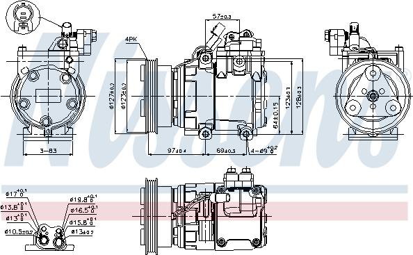 Nissens  89277 - Компресор, климатизация vvparts.bg