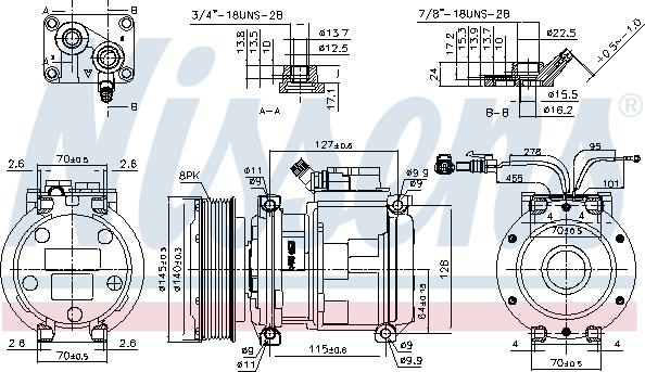 Nissens 89752 - Компресор, климатизация vvparts.bg